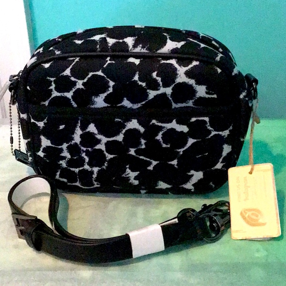 NWT Vintage Havana leopard print bag w/ detachable adjustable strap